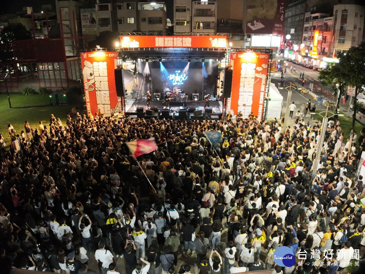 「2025 諸羅搖滾音樂祭」兩日吸引超過12萬人次參與／嘉義市府提供