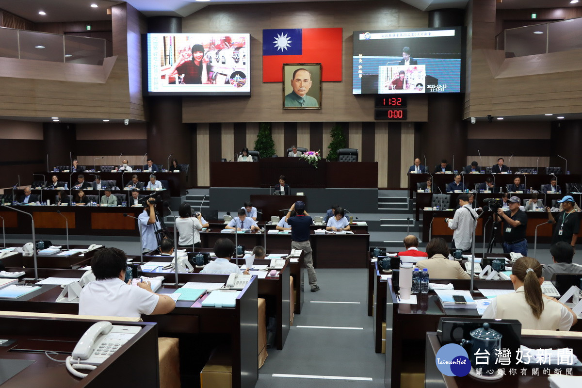 南投縣議會召開第20屆第6次定期會。（議會提供）