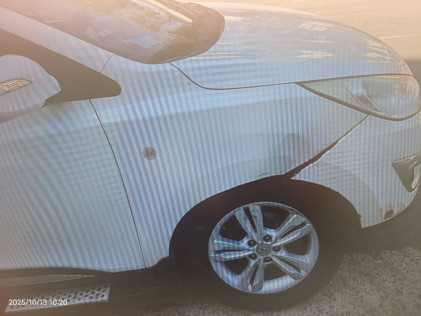 蔡男右前車頭與對方左後車尾發生碰撞。