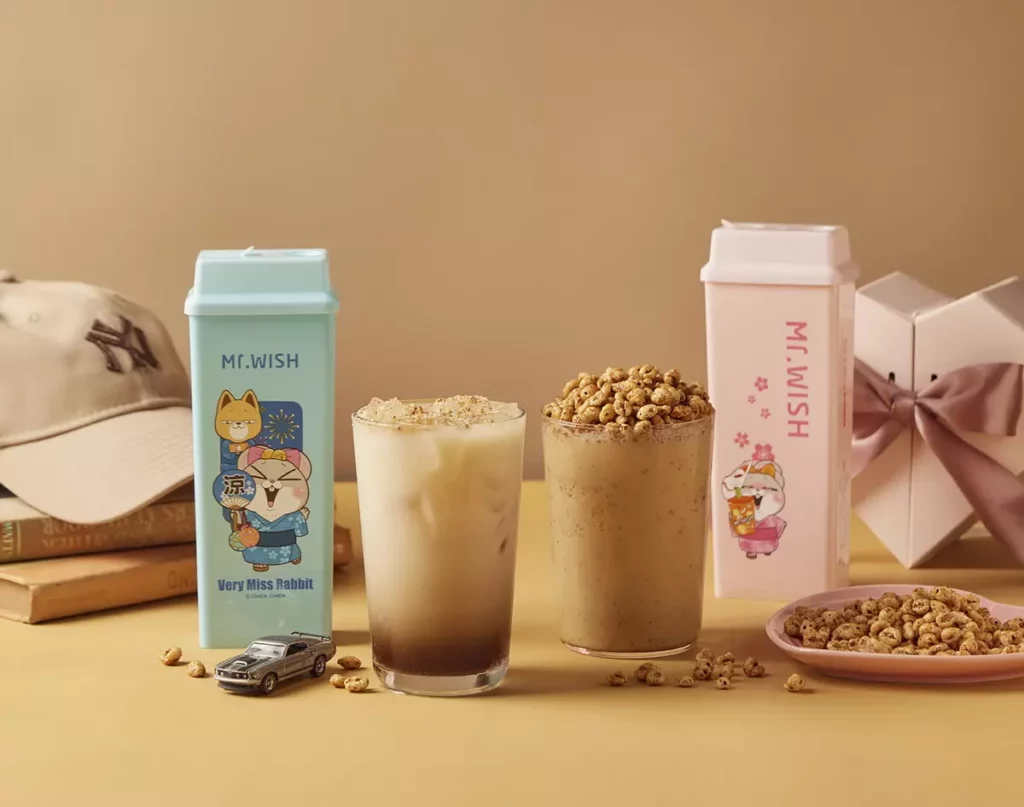 甜麥仁奶昔與焙奶兩款,提供給喜歡不同口味饗宴的消費者品嘗