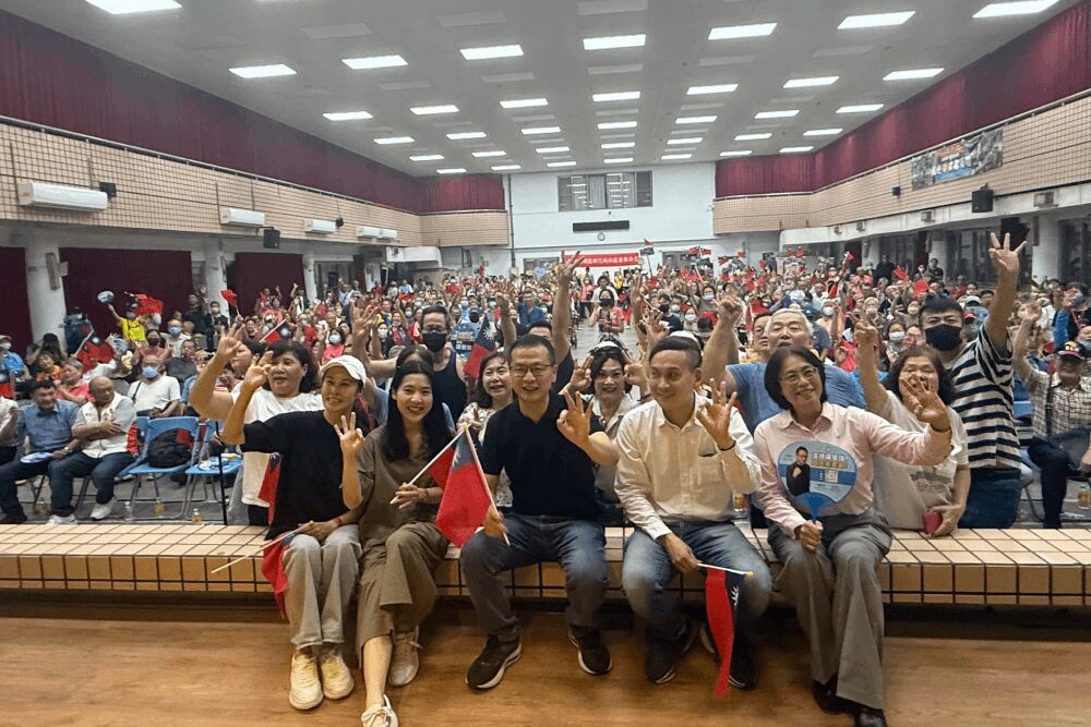 逾700高雄黨員出席熱情力挺 羅智強訴求團結國民黨迎戰大選 218 照片來源:羅智強臉書