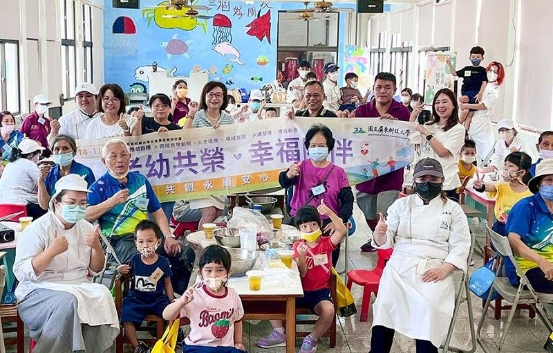 屏科大USR團隊「綠色餐桌」邀請祖孫共創低碳幸福滋味