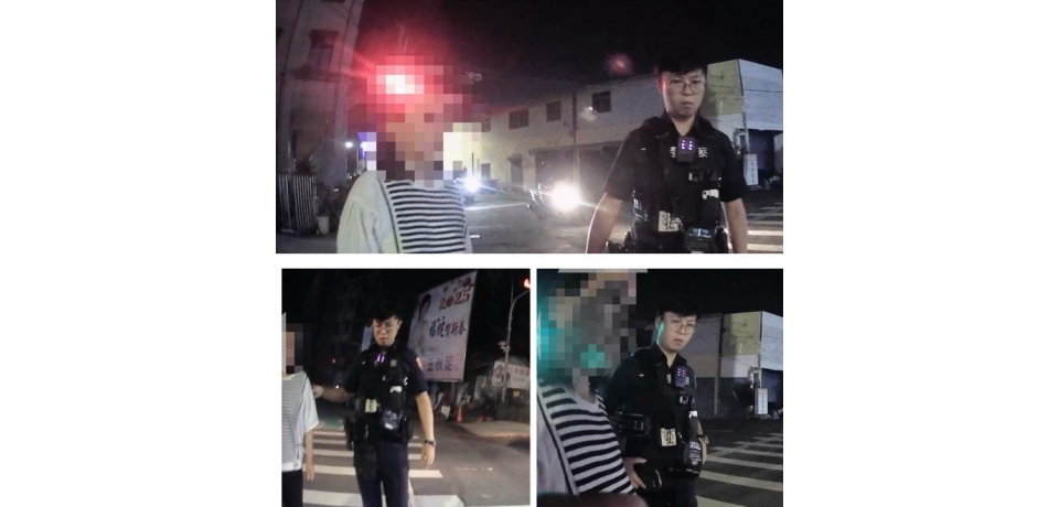 婦人夜盲症摸黑返家 斗南警即時協助平安返家