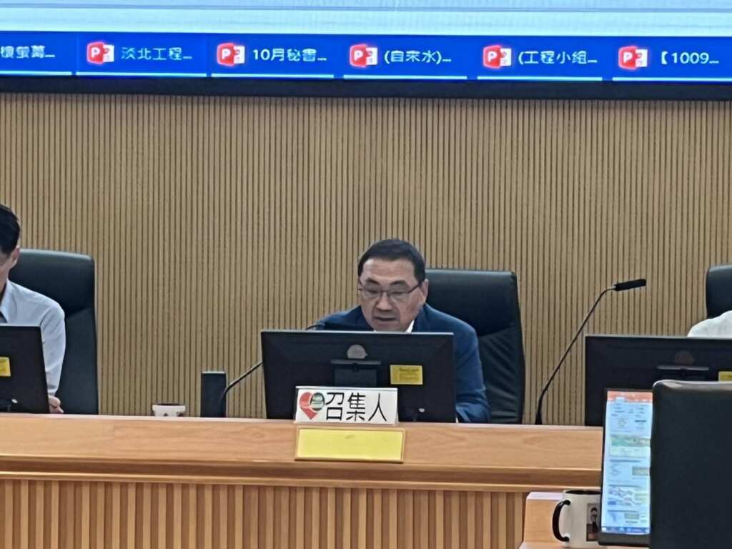 ▲新北市長侯友宜主持10月份道安會報。
