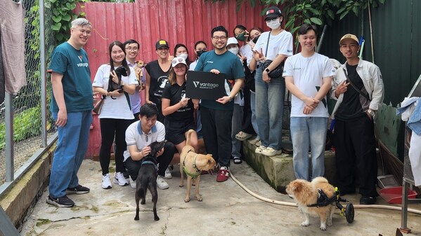 Vantage基金會志願者為越南Laws for Paws收容犬只送去關愛與溫暖