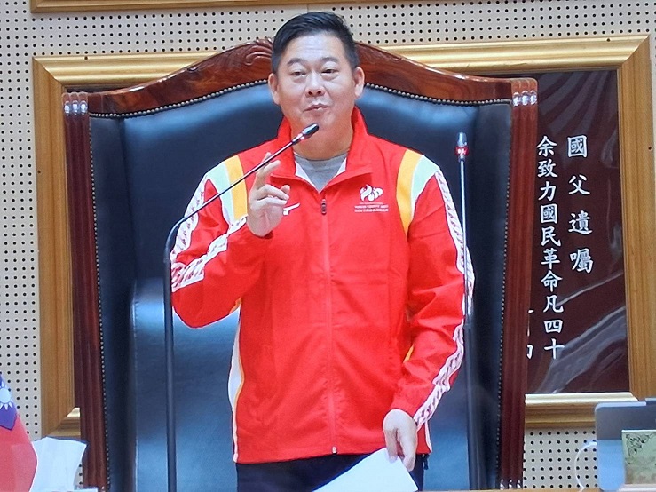 ▲縣議長黃凱主持定期會。