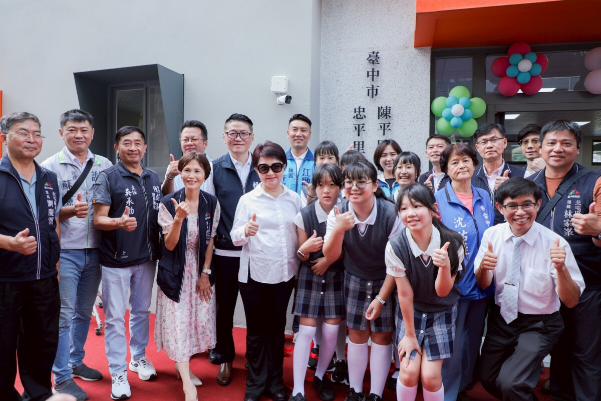 ▲都市中的學校空間珍貴，透過共構方式讓公共資源發揮最大效益，不僅讓孩子有更好的學習環境，也讓社區民眾共享其成果。(圖/中市府提供)