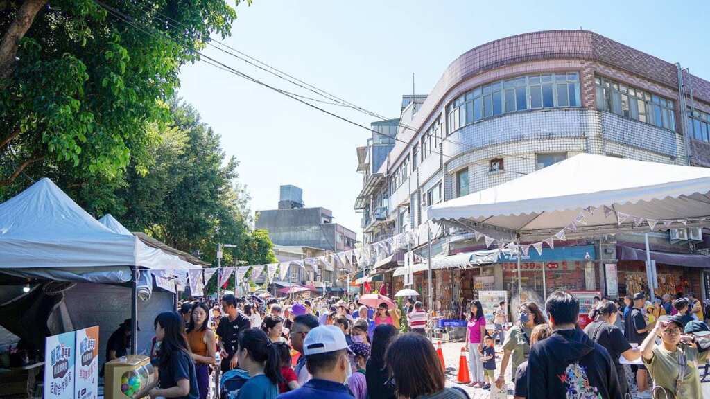 ▲「2024鶯歌嘉年華」鶯歌老街活動現場。