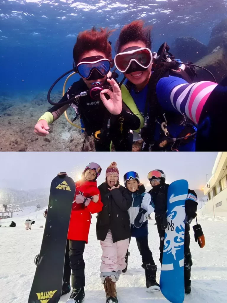 莎教練呼籲大家夏末秋初來到小琉球小旅行,來到小琉球別忘記必揪莎教練報團專業潛水課程, 連小朋友都能報名學習潛水。(圖: Fun Dive Ski瘋潛雪提供)
