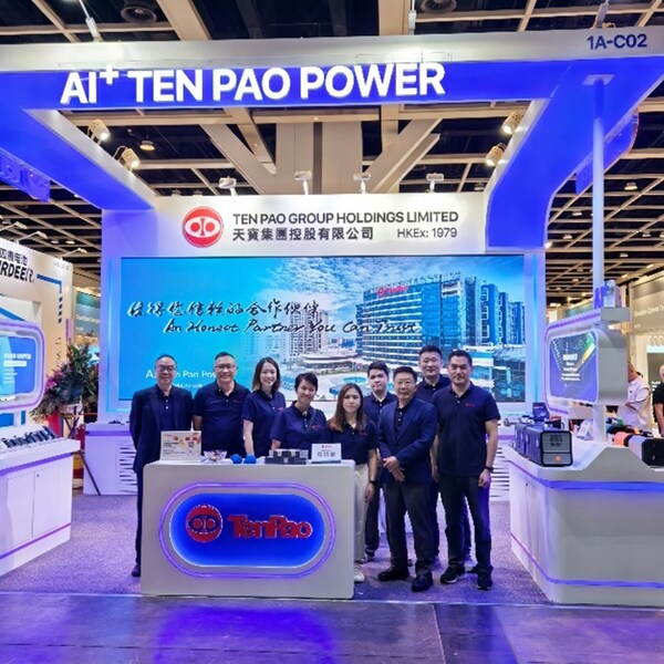 天寶集團亮相2025香港秋季電子產品展: 展示AI人形機械人智能充及新能源產品,驅動智能及綠色未來
