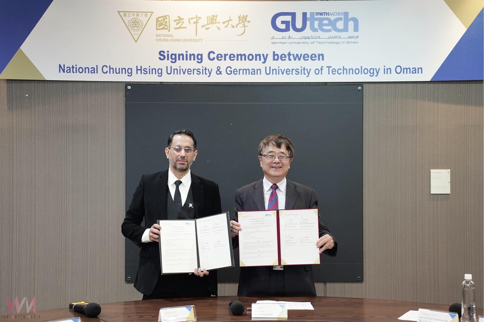 開創臺阿學術交流新里程碑 中興大學與阿曼德國科技大學簽訂高教合作MOU - https://www.watchmedia01.com