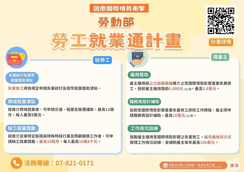 失業勞工重回職場 企業需求即時對接 「勞工就業通計畫」助勞雇雙贏