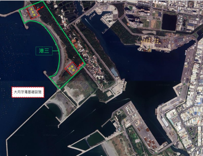 港務公司推動漁光島大月牙灣沙灘基礎設施升級 紓解交通停車問題