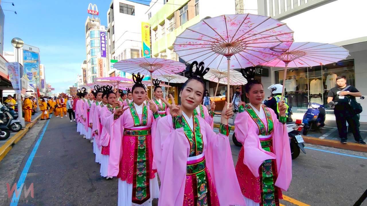 吳鳳科大跨海參與澎湖入火大典 外籍生著漢服體驗宗教文化 - https://www.watchmedia01.com