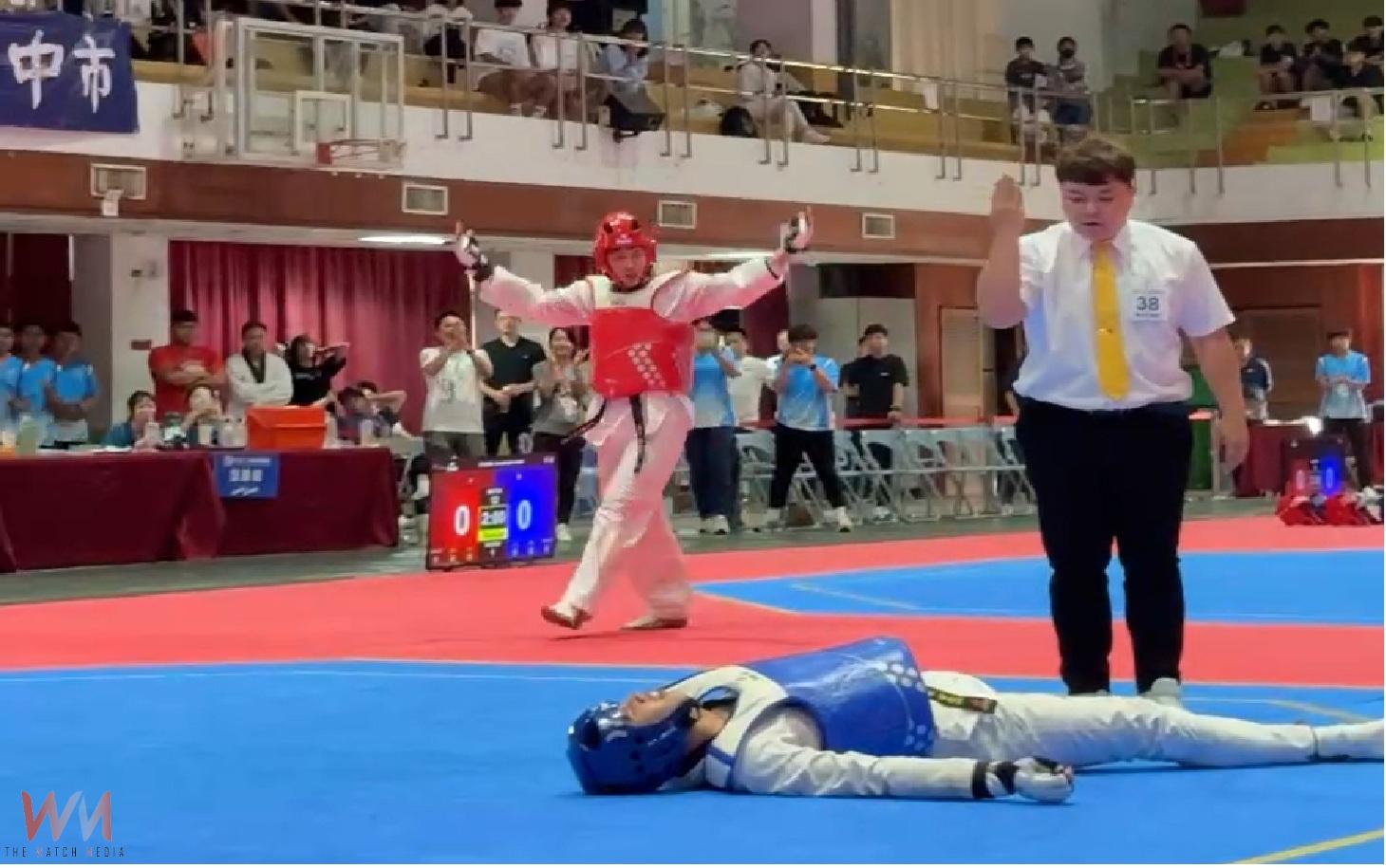 地主選手鍾俊傑2比0完封奪金 為雲林全運跆拳道劃下完美句點 - https://www.watchmedia01.com