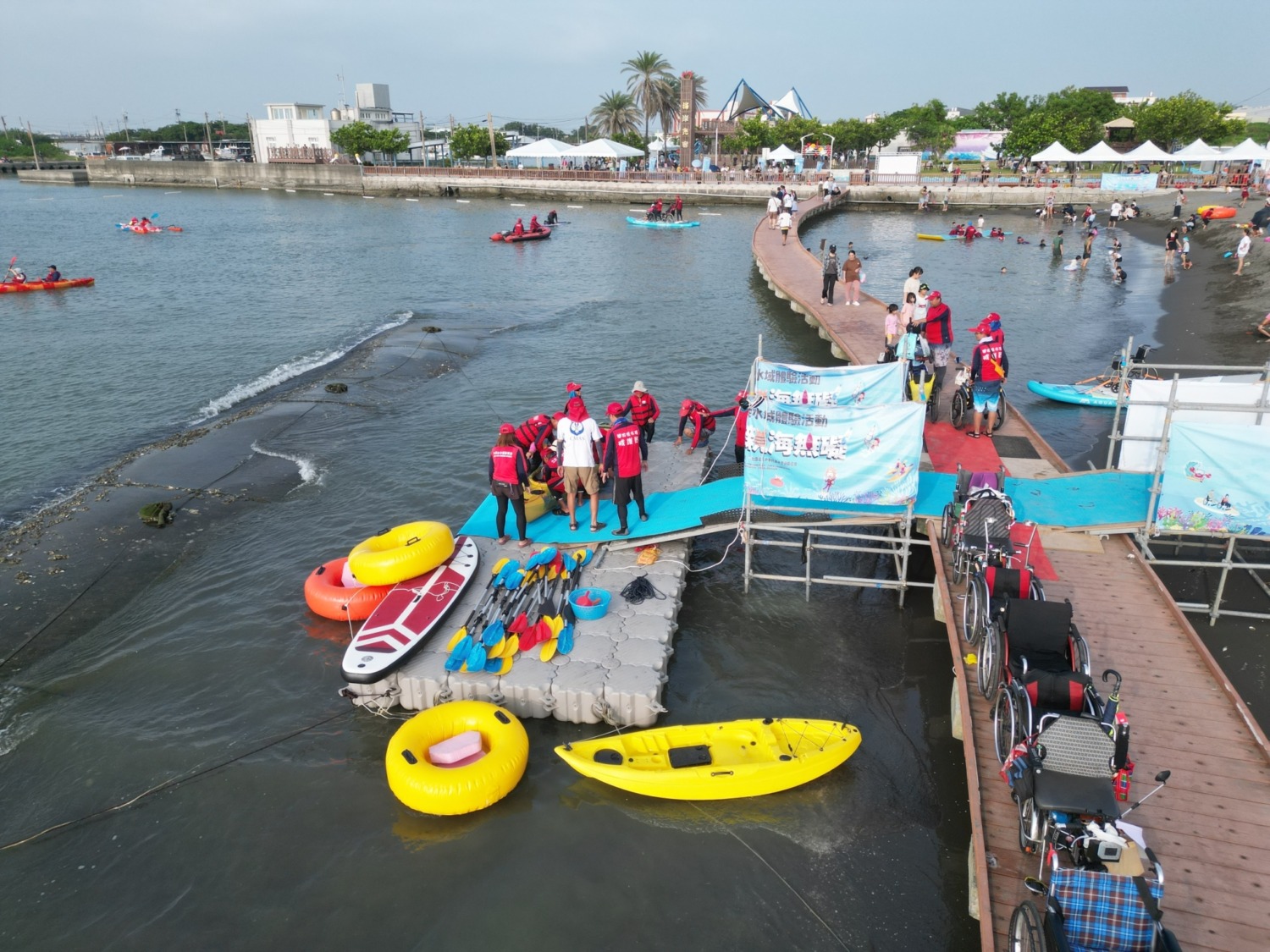 「海洋有愛 親海無礙」 海委會攜手高雄市政府共築無障礙親水新體驗