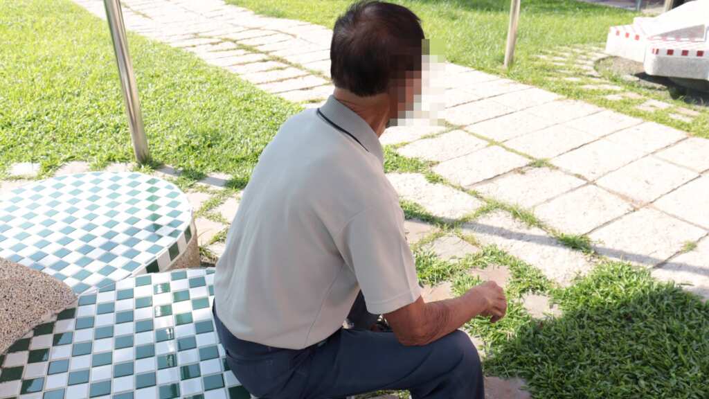▲長者憂鬱可能是失智(非當事人)。(衛福部彰化醫院提供)