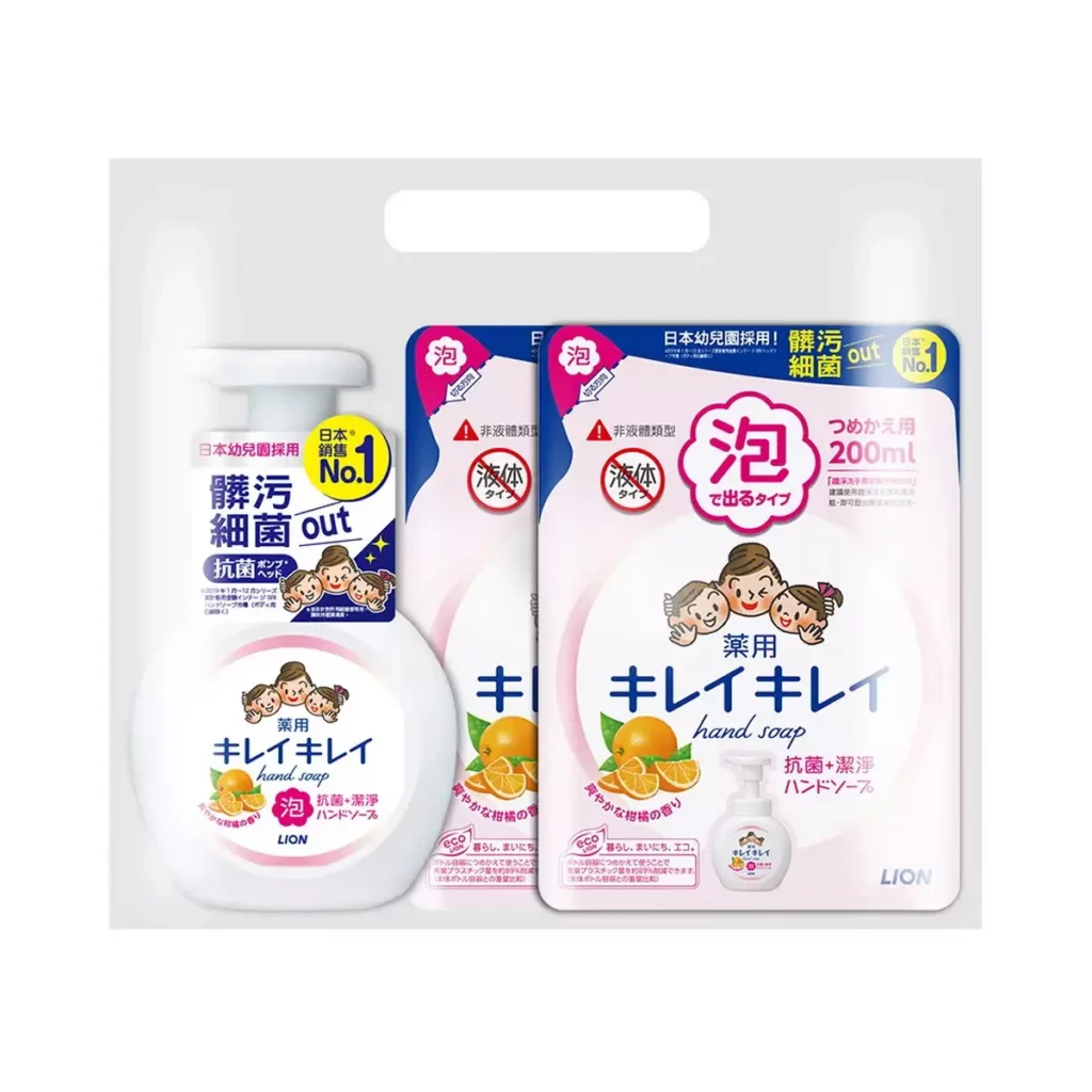 日本獅王趣淨快樂洗手組