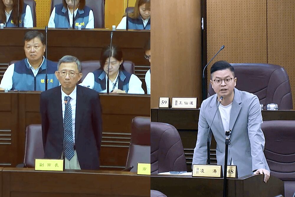 照片來源：桃園市議會直播截圖