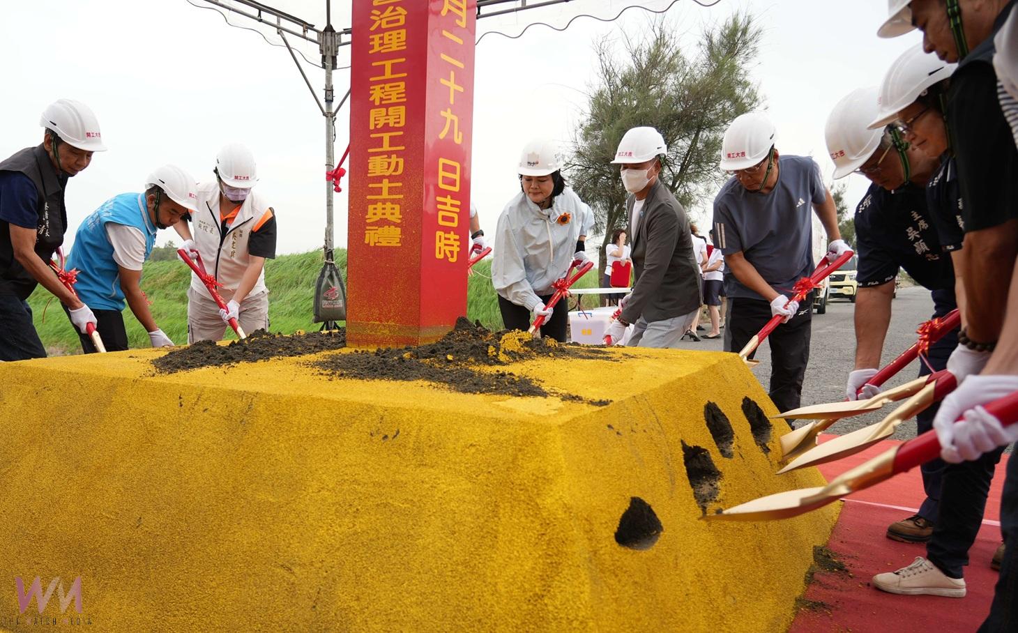（有影片）／張麗善啟動四湖大排治理工程　8000萬投入防洪升級守護家園