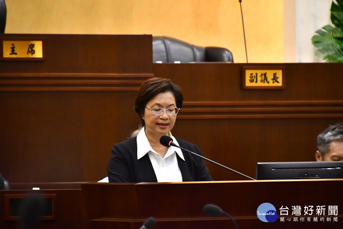 彰化縣長王惠美施政報告，設計展引領城市再造、建設與社福並進。圖／彰化縣政府提供