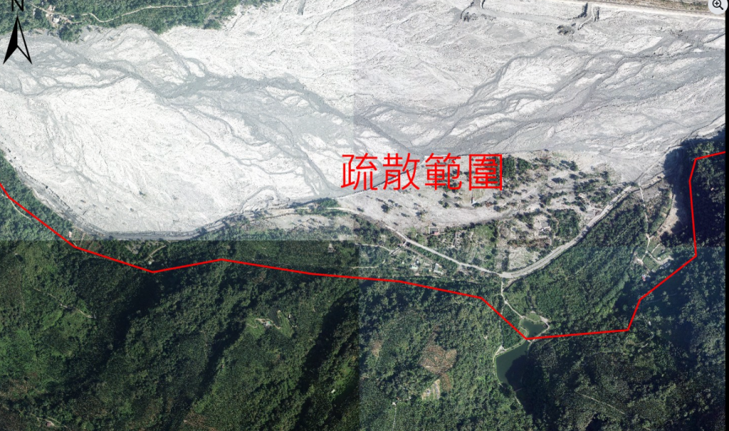 馬太鞍溪又現新堰塞湖!恐24小時內溢流 公路局提出改道路線規劃警方廣播撤離