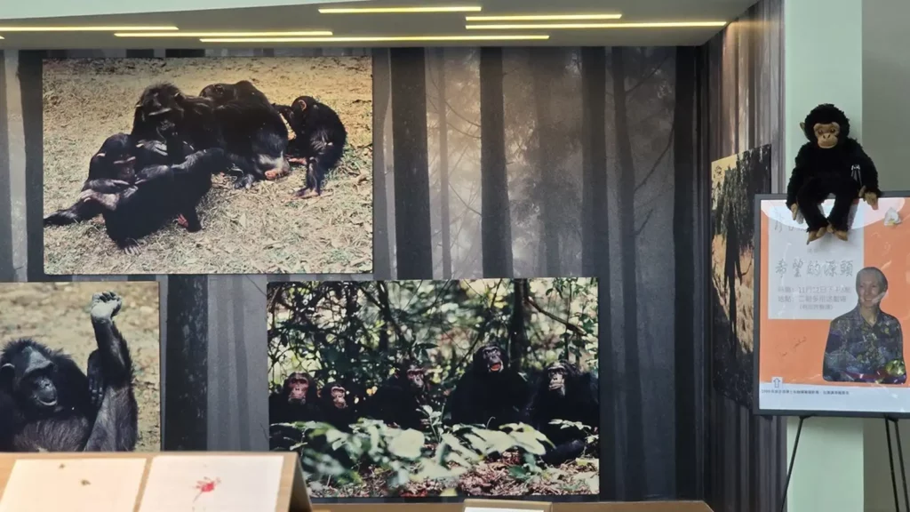 科博館推出《珍與科博》紀念展,回顧 珍古德博士跨越30年的情緣。(圖/陳惠玲攝影)