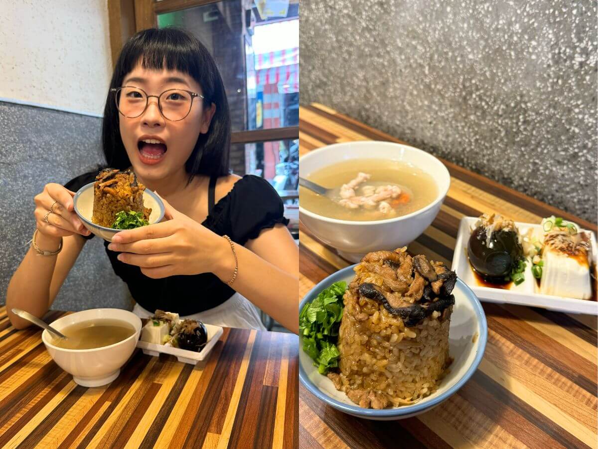 桃園美食|大溪在地人超推!四家人氣美食一次吃遍~油飯、素肉圓、炸雞、古早麵店全攻略