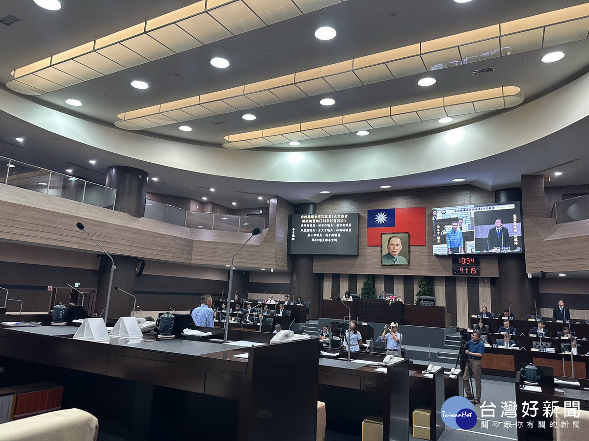 議員對交通觀光教育等都提出質詢建議。（記者扶小萍攝）
