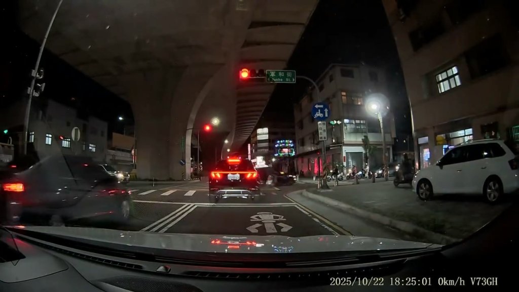 影/兩個三寶闖紅燈撞一起!轎車內線右轉「騎士迎面撞上」 目擊駕駛:真的挺精彩