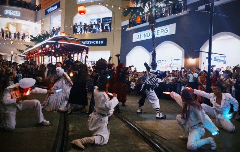 SKM Park Outlets 高雄草衙 《惡靈來襲 南瓜鎮封印戰》夜間沉浸式演出熱爆社群
