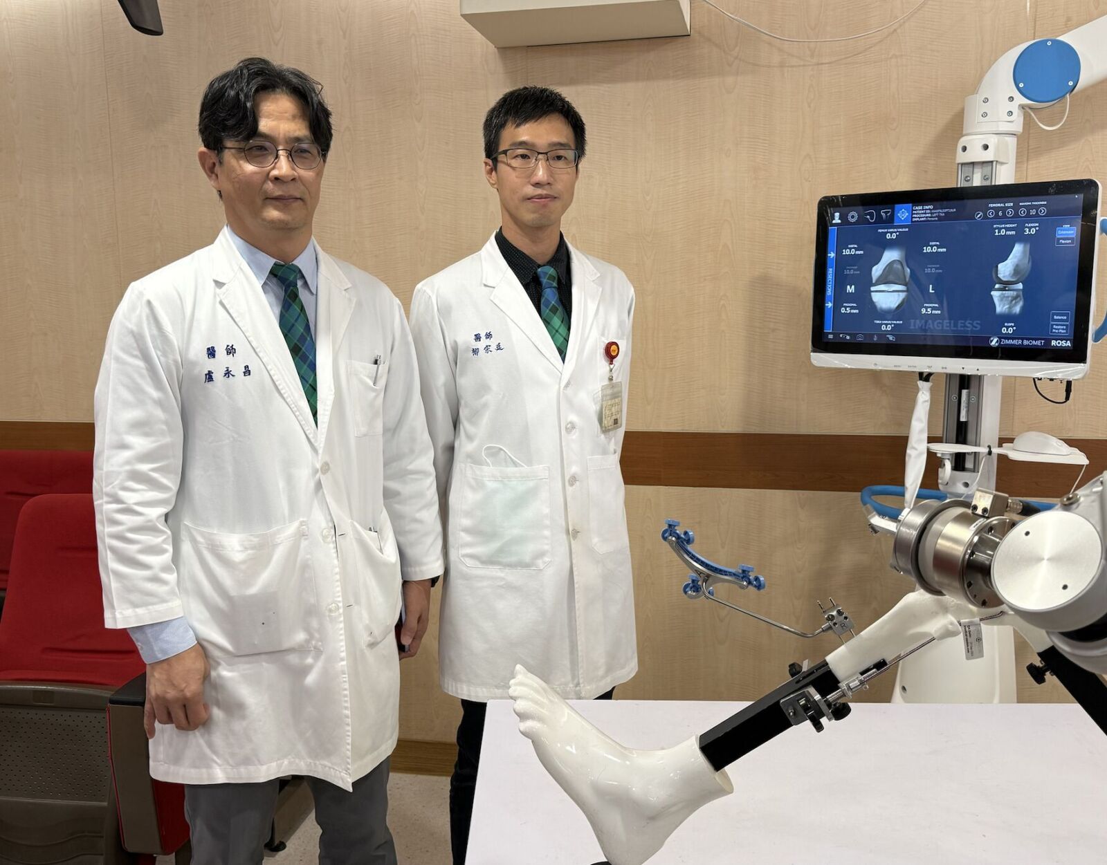 馬偕醫院創新AI「換膝關節」 靠X光影像就能精準下刀 231