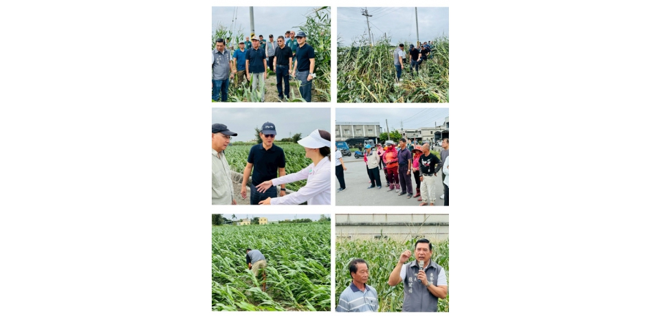 立委劉建國邀集相關單位緊急勘災 要求加速啟動玉米農損補助機制