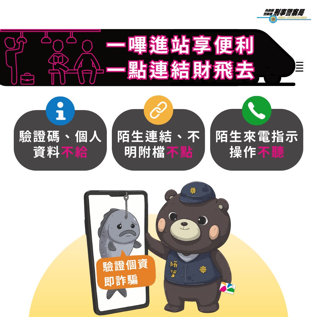 刑事局示警!詐團冒充一卡通iPASS MONEY 2週詐172人得手872萬 234 刑事局示警!詐團冒充一卡通iPASS MONEY 2週詐172人得手872萬 233