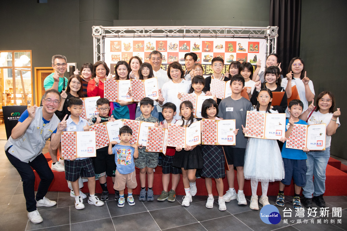 嘉義市府今天舉行「2025全國交趾陶工藝獎」頒獎典禮／嘉義市府提供