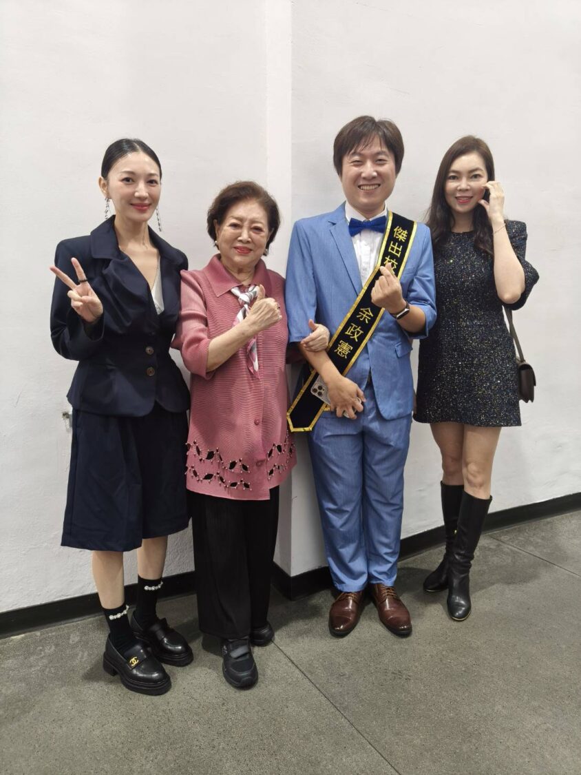 國立臺灣藝術大學榮耀的光譜,LuLu黃路梓茵、曾馨瑩、李杏(本名呂馥伶),及製作人余政憲等傑出校友現身 。(圖/國立臺灣藝術大學 提供)