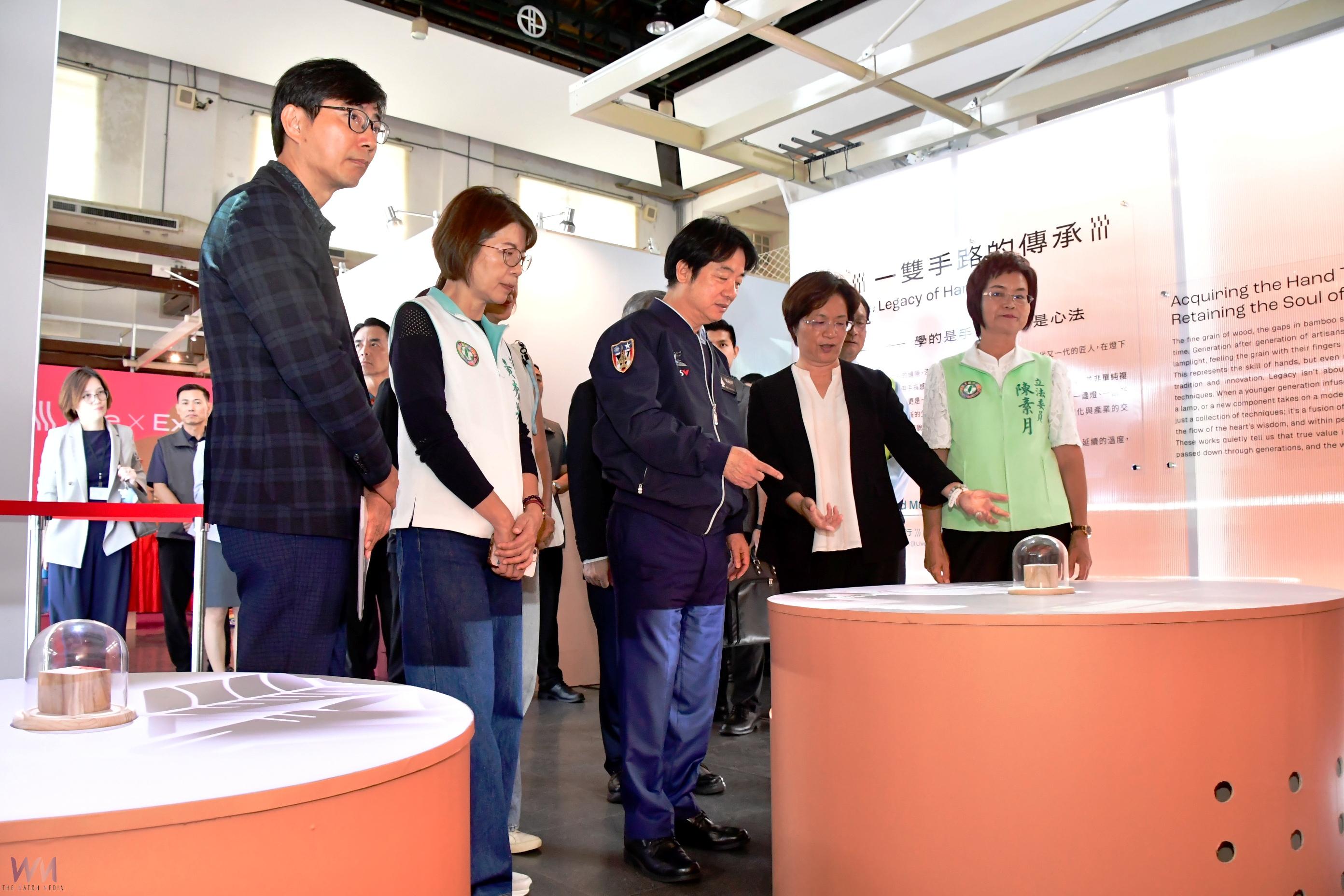 (有影片)/賴清德參訪「2025台灣設計展」 王惠美盼設計推動產業轉型 - https://www.watchmedia01.com