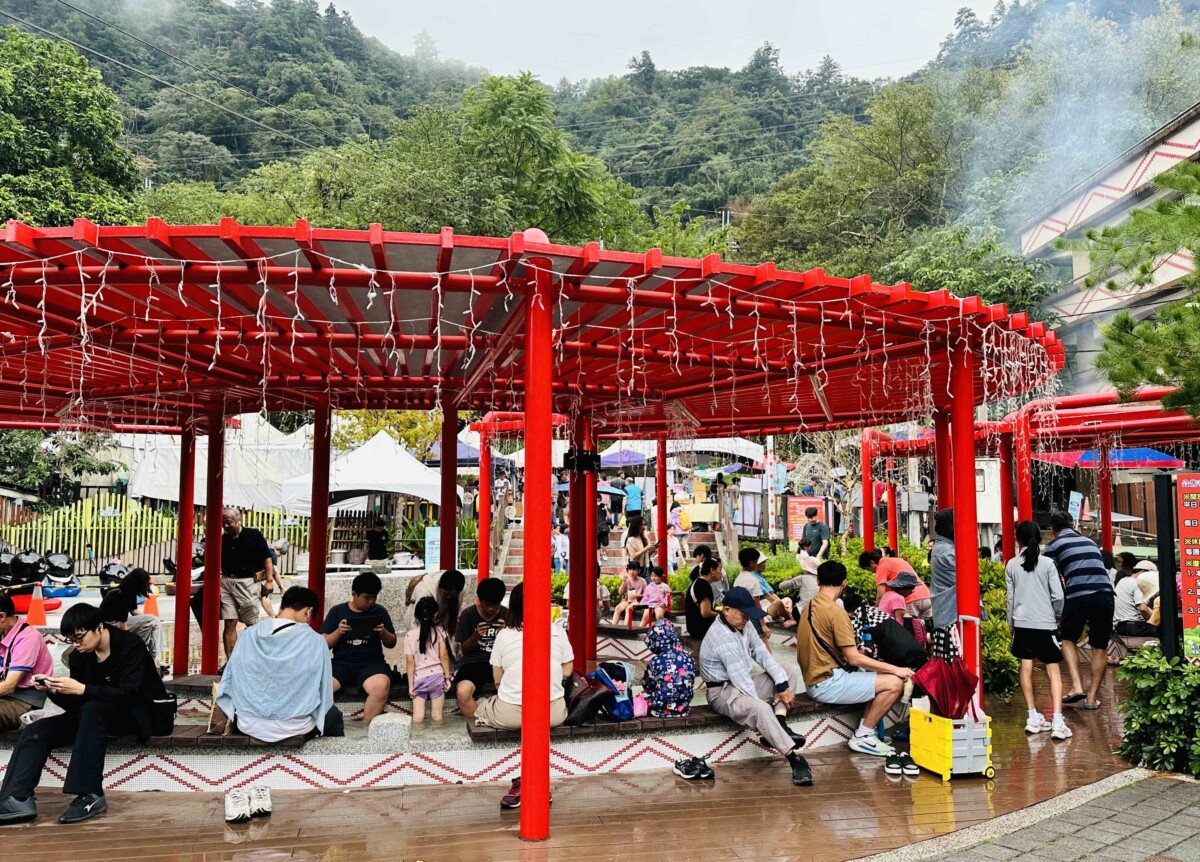 ▲台中谷關溫泉廣場。(圖/中市府提供)