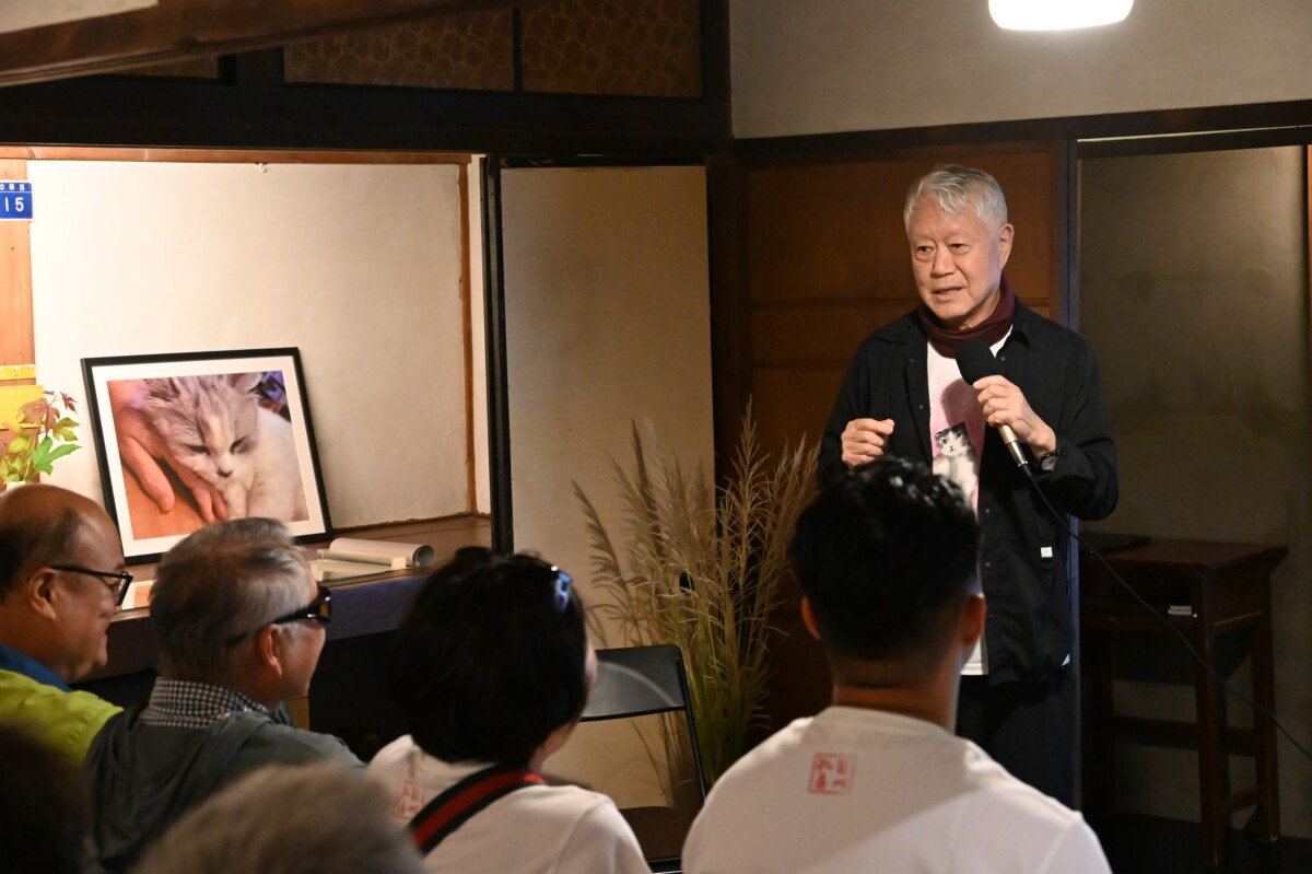 ▲蔣勳書房活動致詞