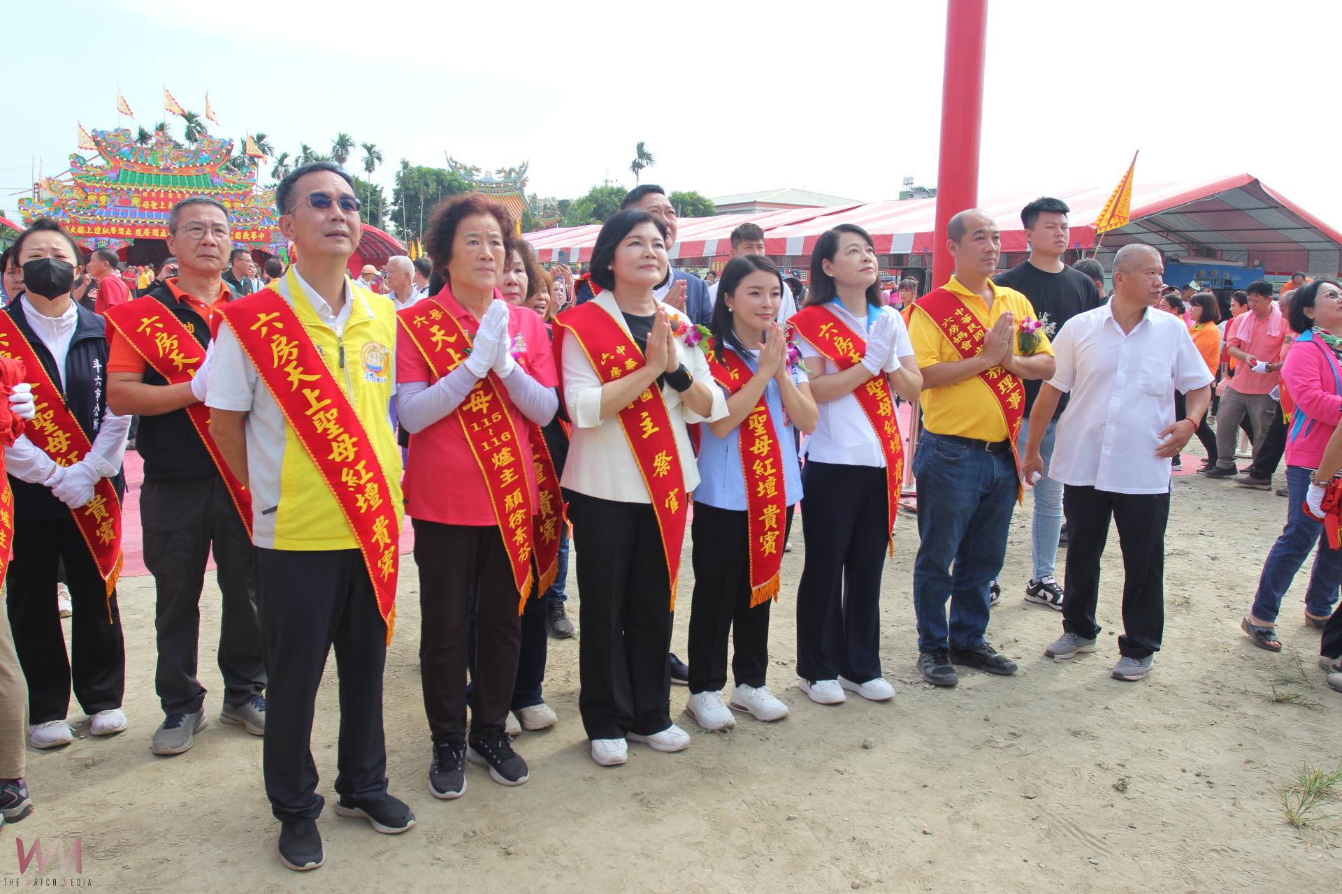 雲林六房媽五間厝股紅壇上樑 張麗善等扶樑共祈工程順遂 - https://www.watchmedia01.com