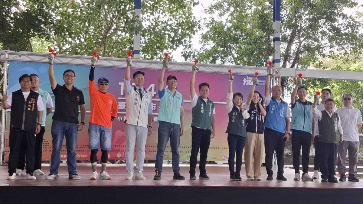 ▲睽違多年的台南市市長盃小鐵人三項錦標賽,於今(26)日上午在安平台南海事學校隆重登場。(圖/記者陳彥霖攝2025.10.26)