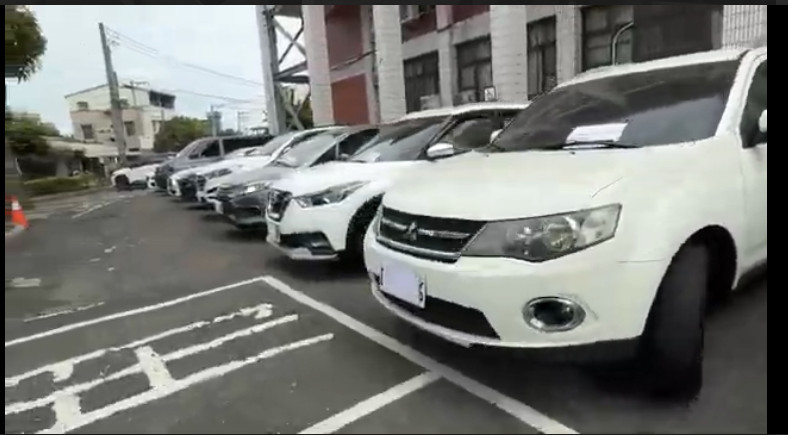 嘉義縣水上警分局近期偵破不肖租車公司與詐騙車手集團合作，「假讓渡」權利車企圖製造斷點／警方提供