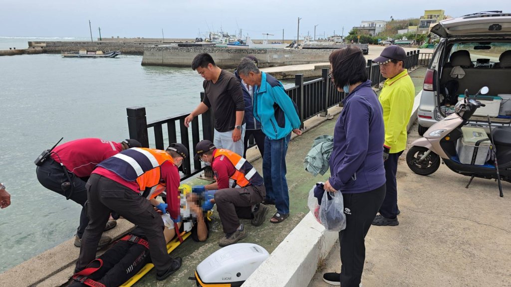 澎湖73歲翁落海！　救起已ohca