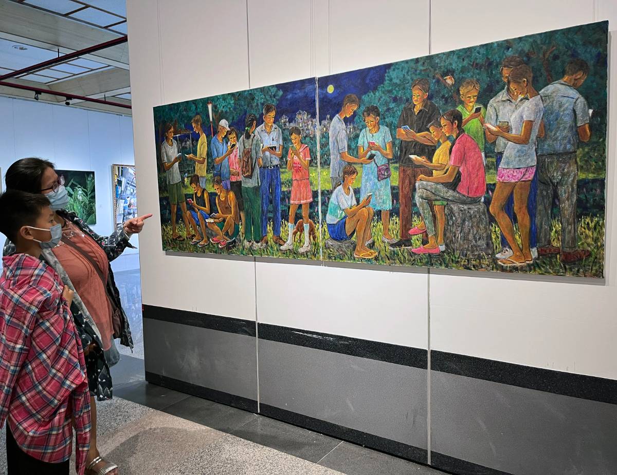 大畫布承載大故事! 「全國百號油畫大展」台中登場