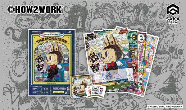 HOW2WORK與SAKA SAKA全球首發 (中國大陸地區除外) HOW2WORK CTC -《The Monsters Series 3》收藏卡牌 作者: 龍家昇