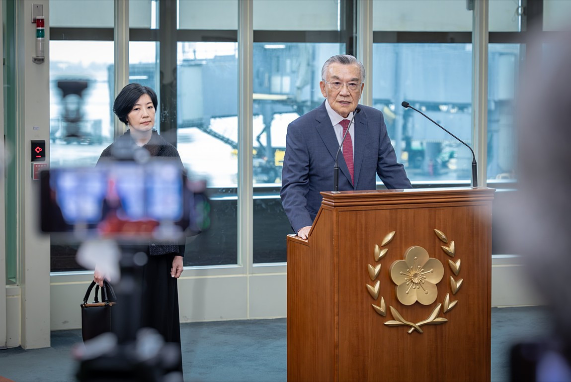 APEC領袖會議代表林信義（右）。（圖／總統府Flickr）