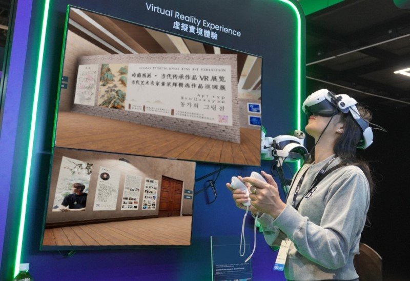 董家輝×許雅涵攜手推動嶺南畫派數字化　VR藝術館開創傳統文化新局