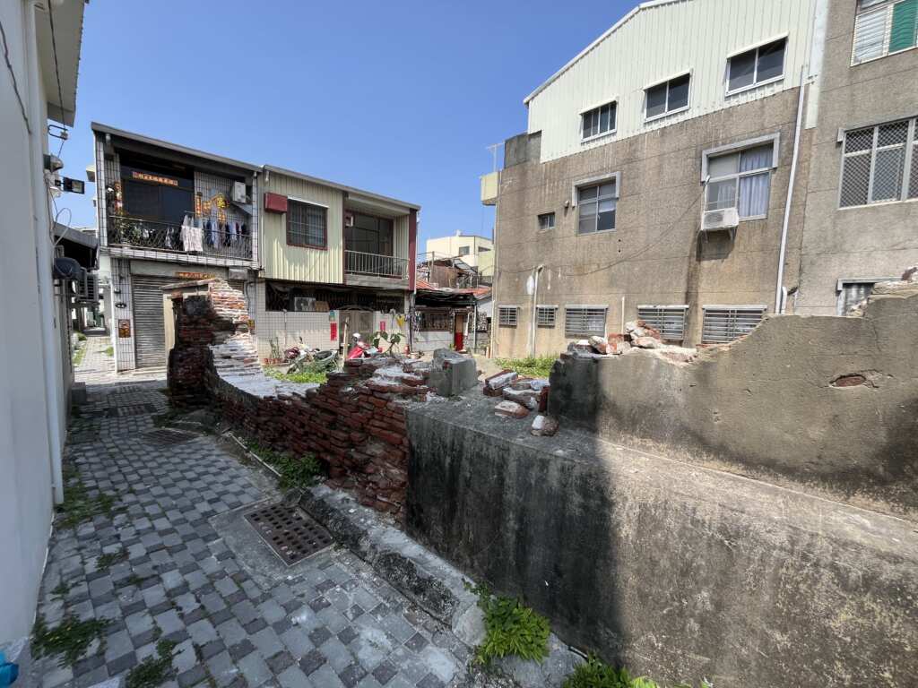 ▲該巷弄遺構之前情況實景。