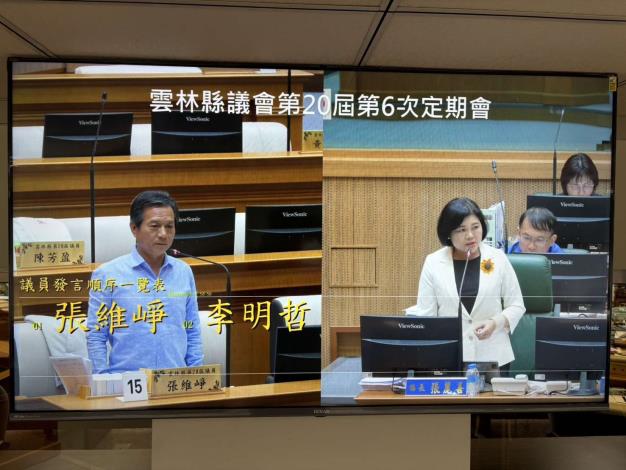 ▲張麗善縣長建請中央全面禁止廚餘養豬並打造全循環零廢棄養豬產業。(記者劉春生攝)
