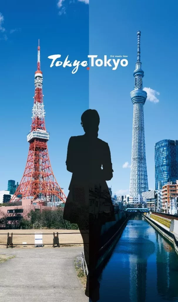 來旅展現場必拍東京雙塔經典照，一秒穿越東京。ⒸTCVB